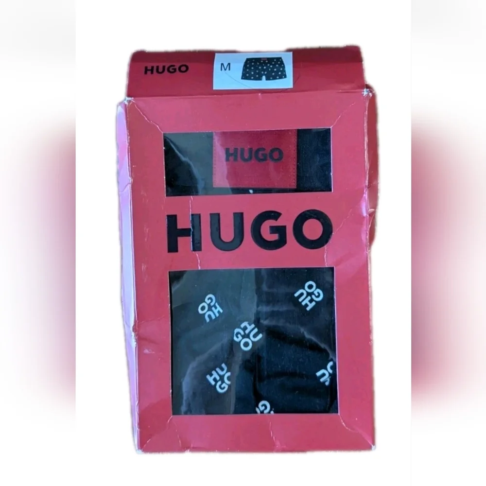 HUGO By Hugo Boss Coal With White Screenprint Medium NIB